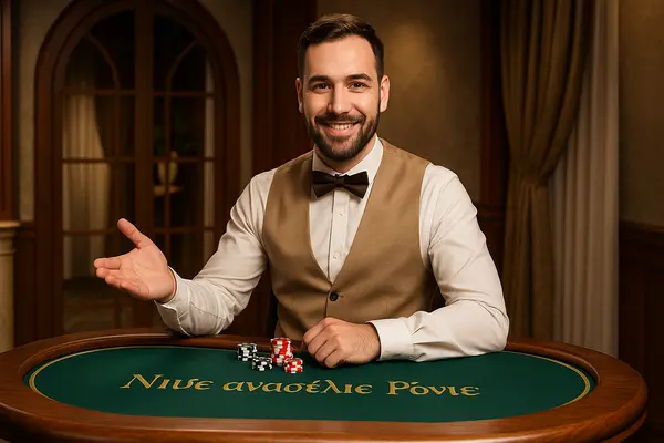 live καζίνο με έλληνες ντίλερ