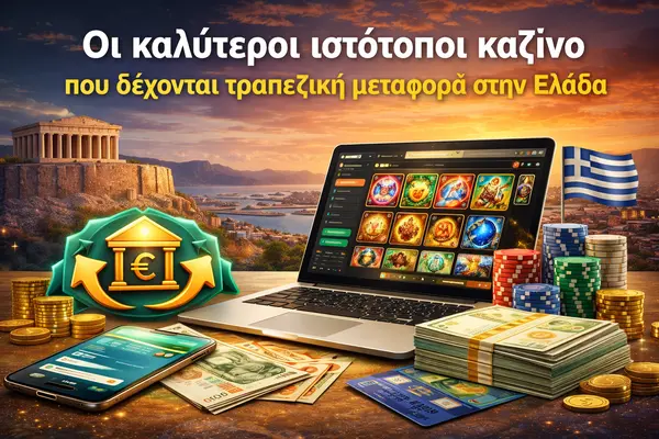 οι καλύτεροι ιστότοποι καζίνο που δέχονται τραπεζική μεταφορά
