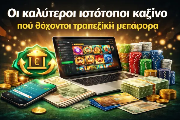 οι καλύτεροι ιστότοποι καζίνο που δέχονται τραπεζική μεταφορά