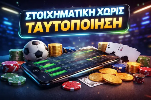 στοιχηματικη χωρις ταυτοποιηση