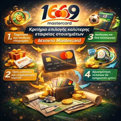 καλύτερη εταιρεία στοιχημάτων mastercard