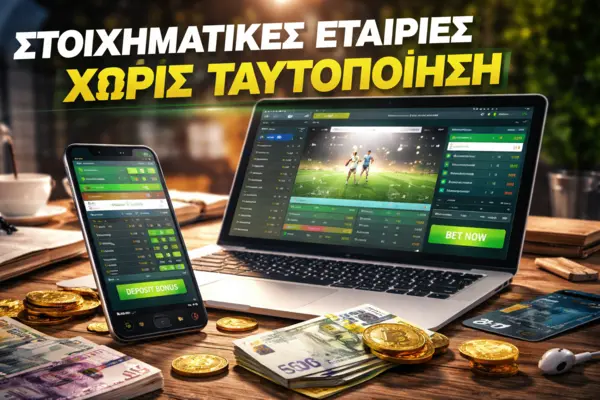στοιχηματικες εταιριες χωρις ταυτοποιηση


