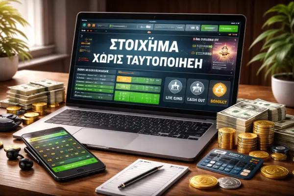 στοιχηματικες εταιριες χωρις ταυτοποιηση

