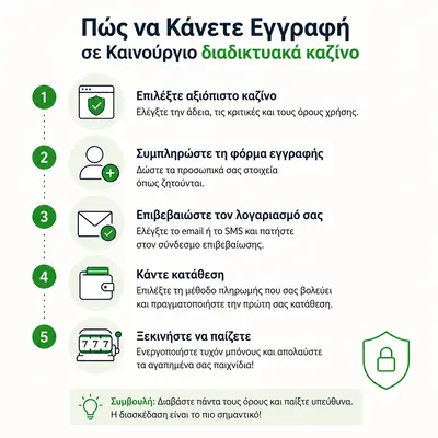καινουργια online casino